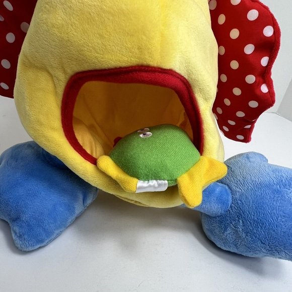 Melissa & Doug K's Kids Plush Hungry Pelican With 1 Rattle Fish Crinkle Squeak - Picture 11 of 12